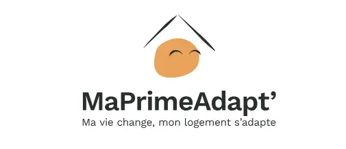 Logo de l'aide de l'état ma prime Adapt pour l'adaptation du logement aux personnes âgées et en situation de handicap